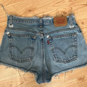 Levi jean shorts